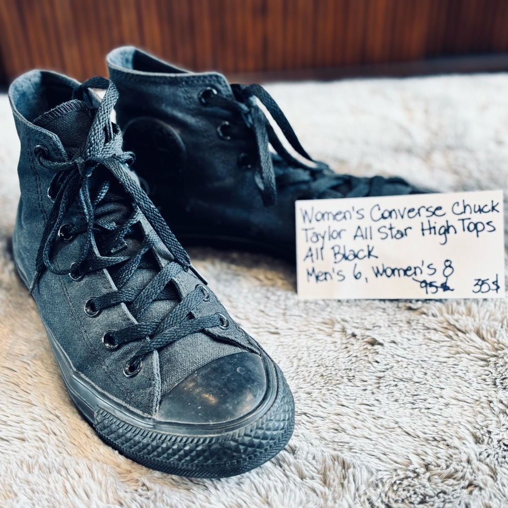 Converse Chuck Taylor All Star High Tops - All Black